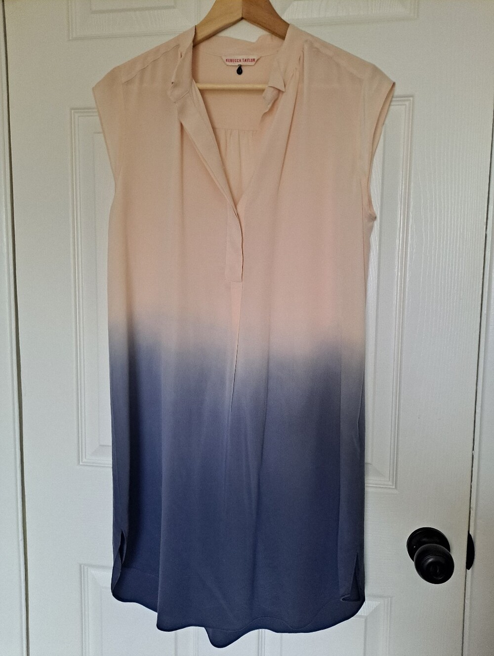 Rebecca Taylor 100% Silk Ombre Shift Dress- Size 6